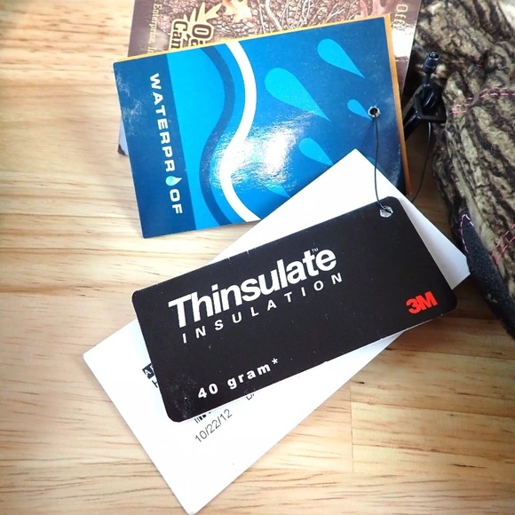 Huntworth Womens Oak Tree Camo Gloves Size Medium Realtree Waterproof - Picture 6 of 8